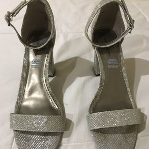Silver heels